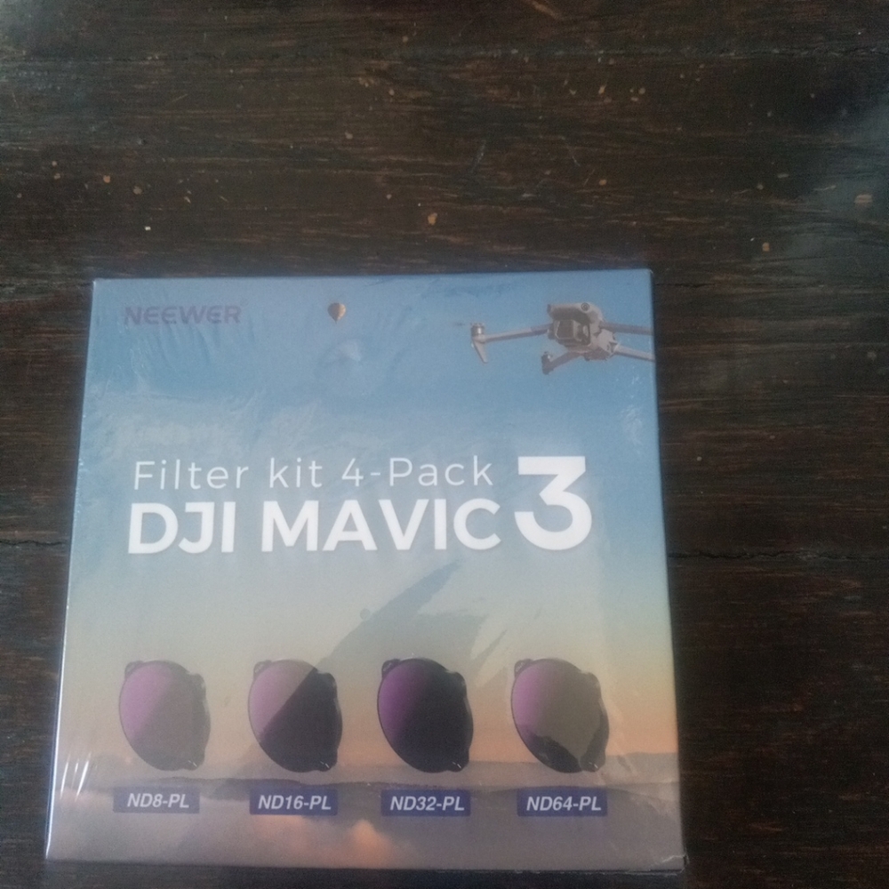 Neewer DJI Mavic 3 Filter Kit 4 Pack ND8/16/32/64-PL